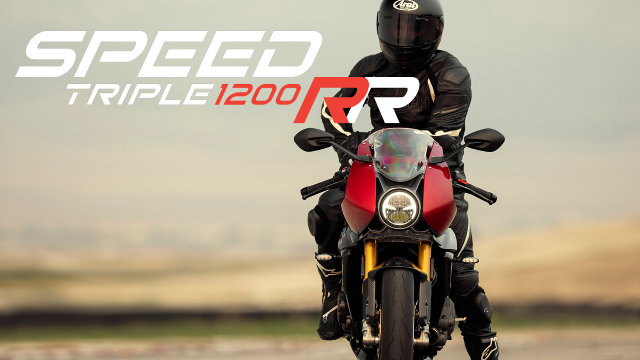 2022 Triumph Speed Triple 1200 RR unveiled (Video)