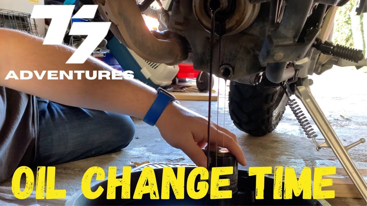 Oil Change on a 2020 Yamaha Tenere 700 (Video)