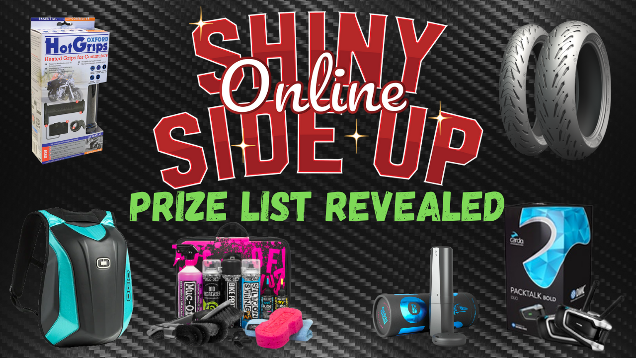Shiny Side Up Online - Prize List Revealed