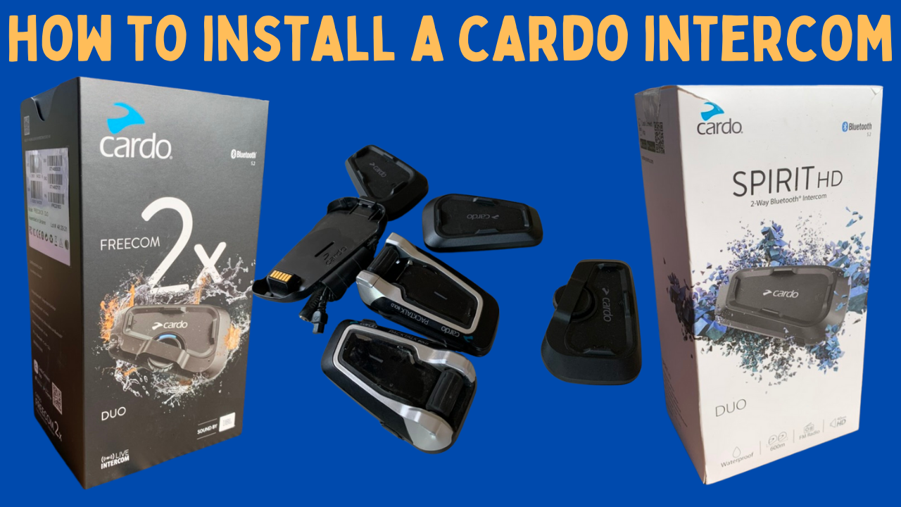 Cardo Spirit | Spirit HD | Freecom X2 | Freecom X4 | Packtalk Installation Guide (Video)