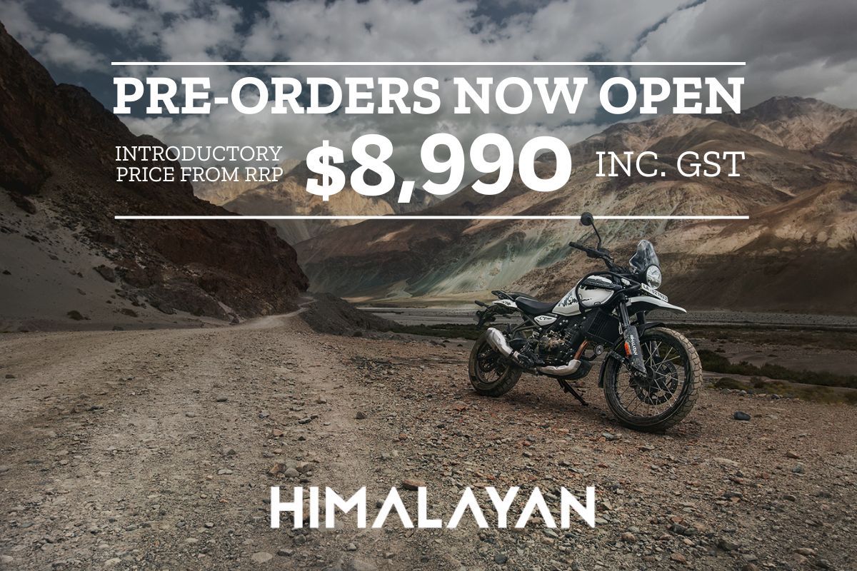 Royal Enfield announces NZ pricing and preorders for the new Himilayan.