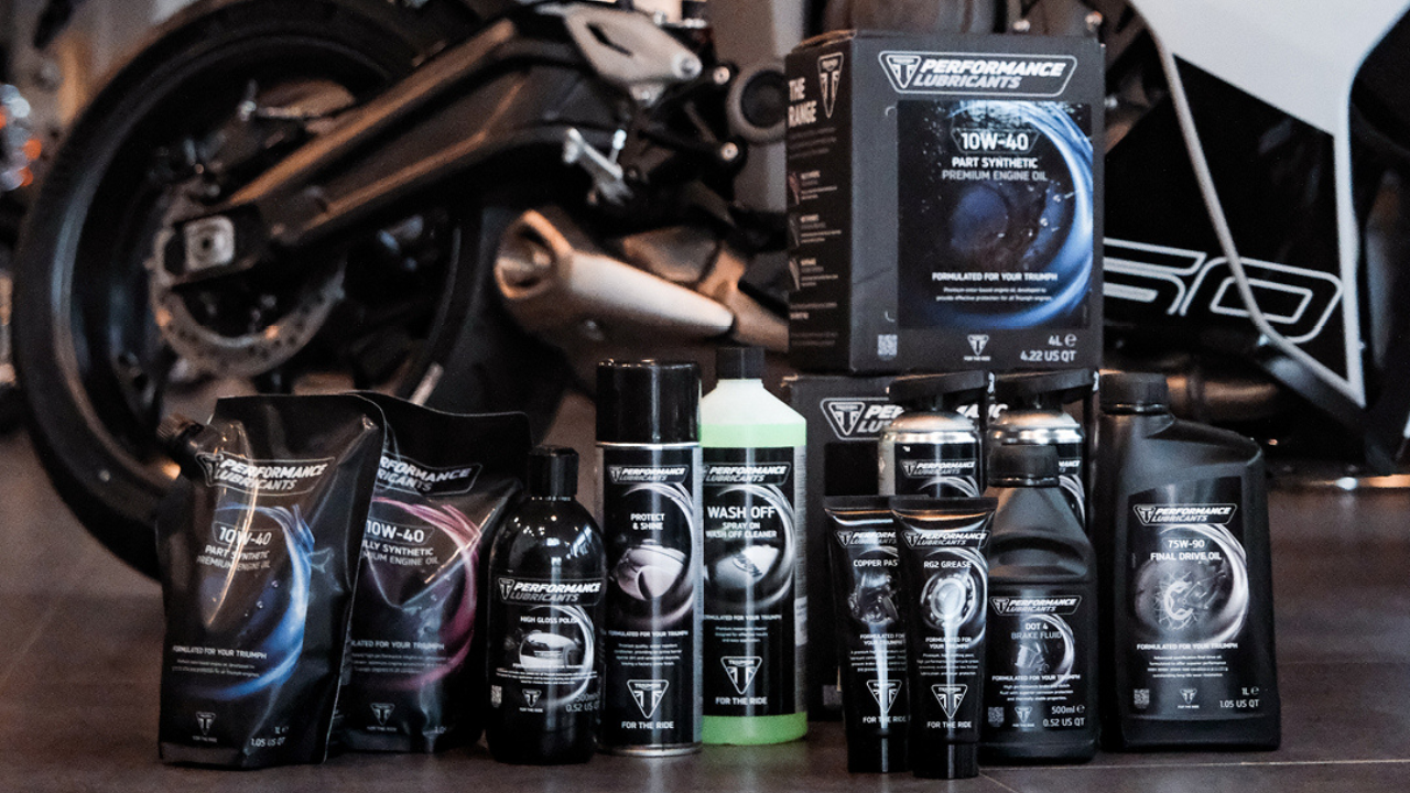Triumph Performans Lubricants Available in NZ