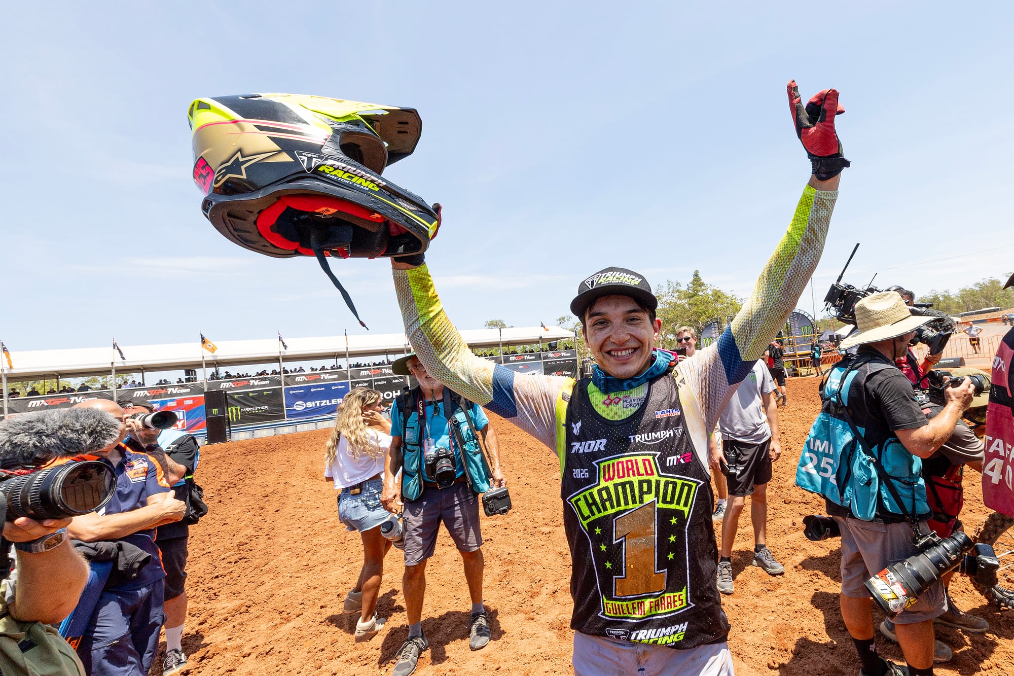 Triumph claims first motocross world title with Farres and TF 250-X